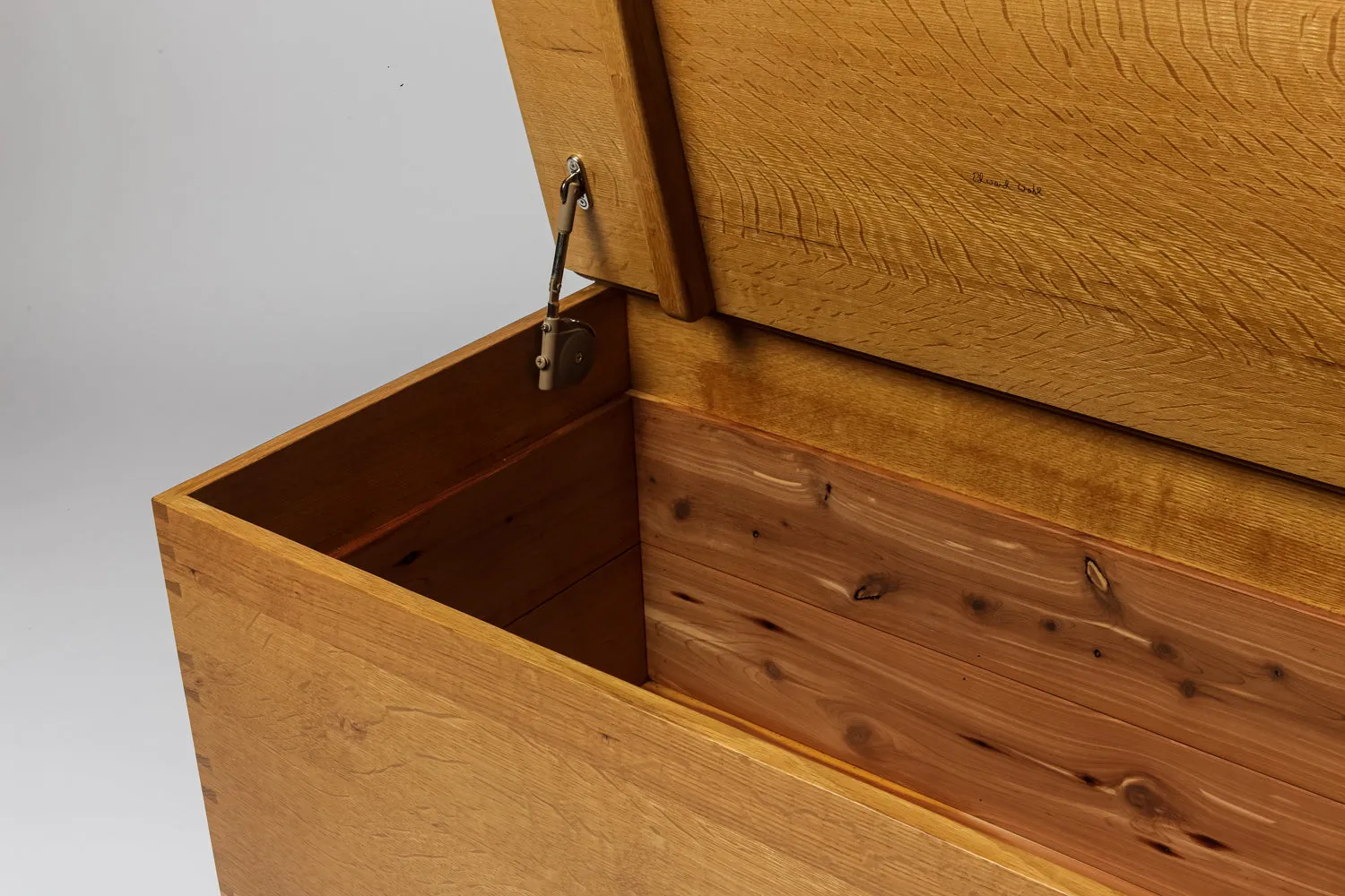 Quarter-sawn White Oak Blanket Chest