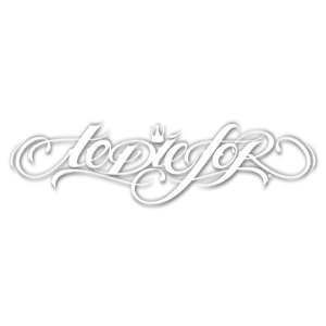 "TANGLED" DIE-CUT VINYL STICKER: 10" (WHITE)