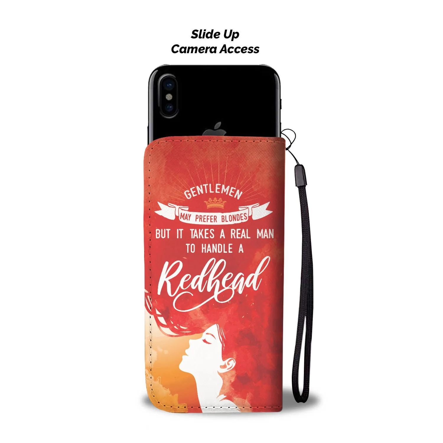 Redhead -RFID Wallet Phone Case