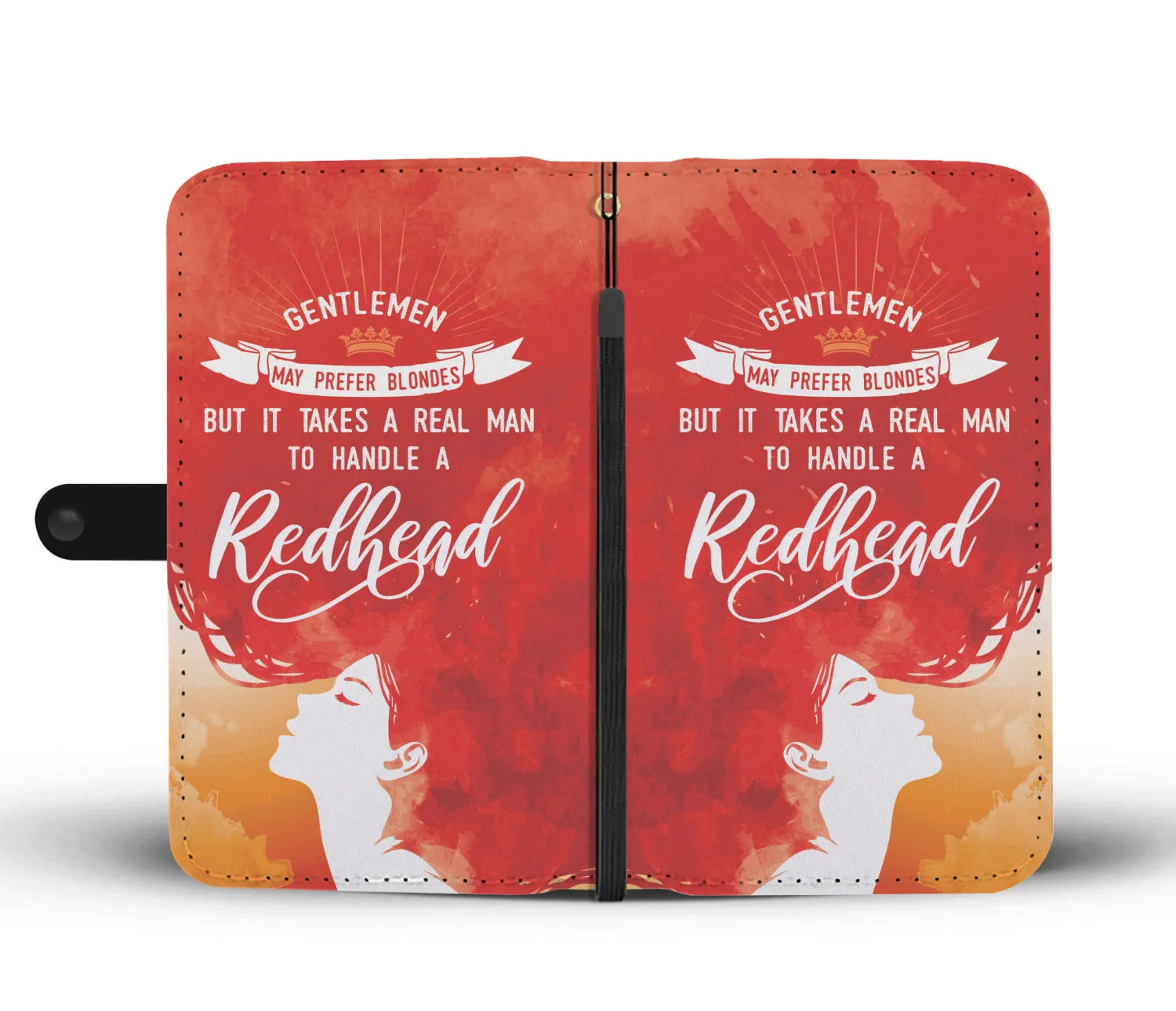 Redhead -RFID Wallet Phone Case