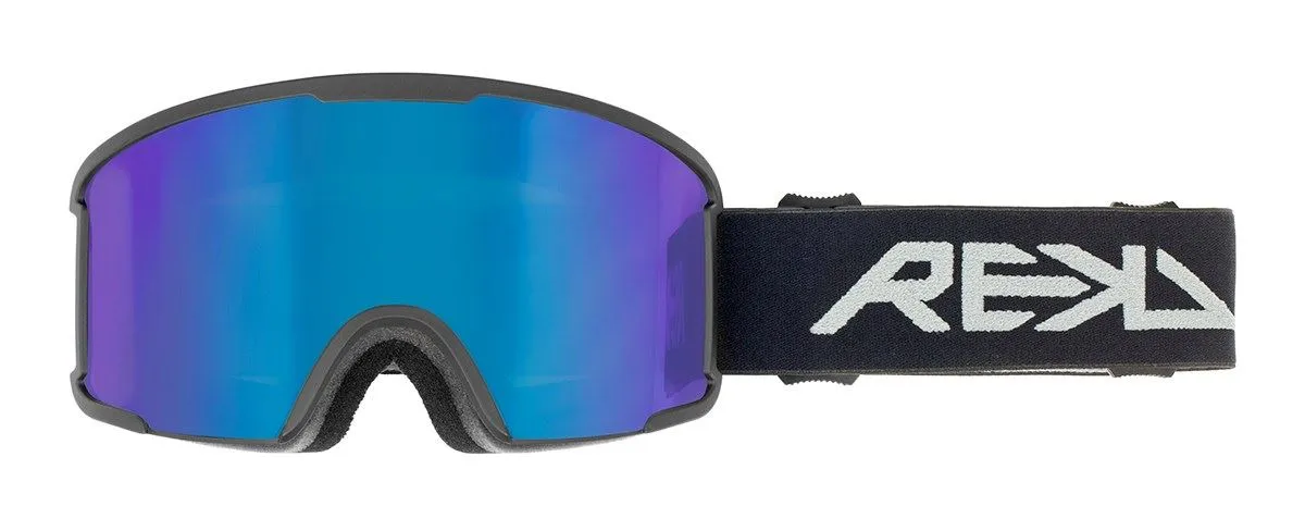 REKD Classic SnapFit Snow Goggle Kit - Black / Chromatic Sapphire