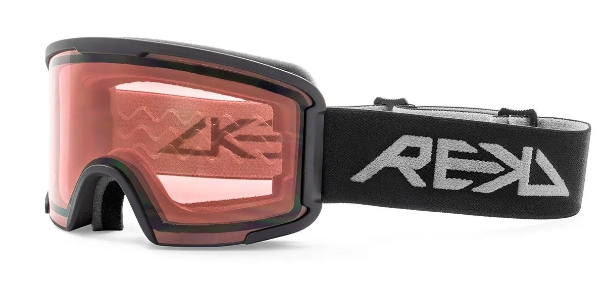 REKD Classic SnapFit Snow Goggle Kit - Black / Chromatic Sapphire