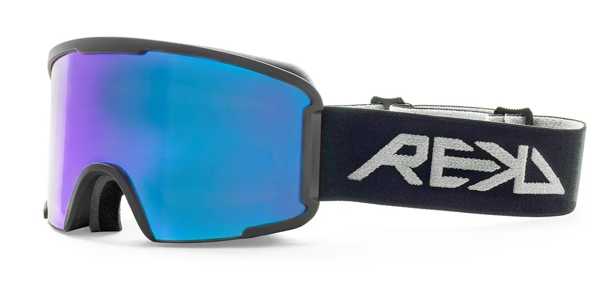 REKD Classic SnapFit Snow Goggle Kit - Black / Chromatic Sapphire