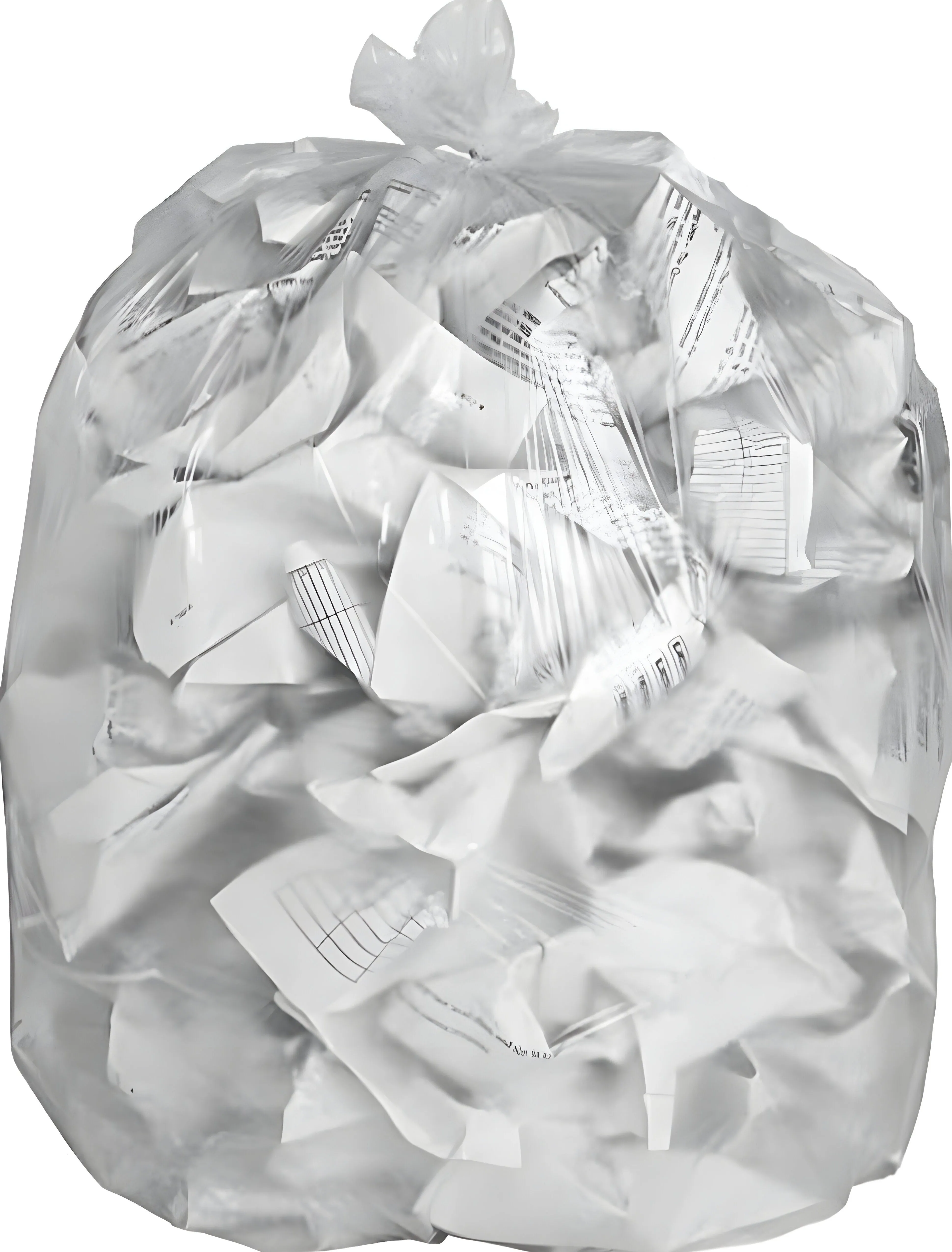 RiteSource - 20" x 22" Clear Utility Garbage Bag, 500Bg/Cs - C2022U