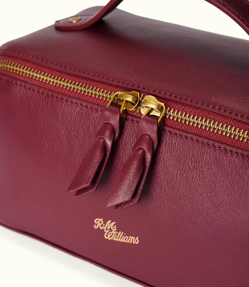 R.M.Williams - Lorne Vanity Case - Cranberry