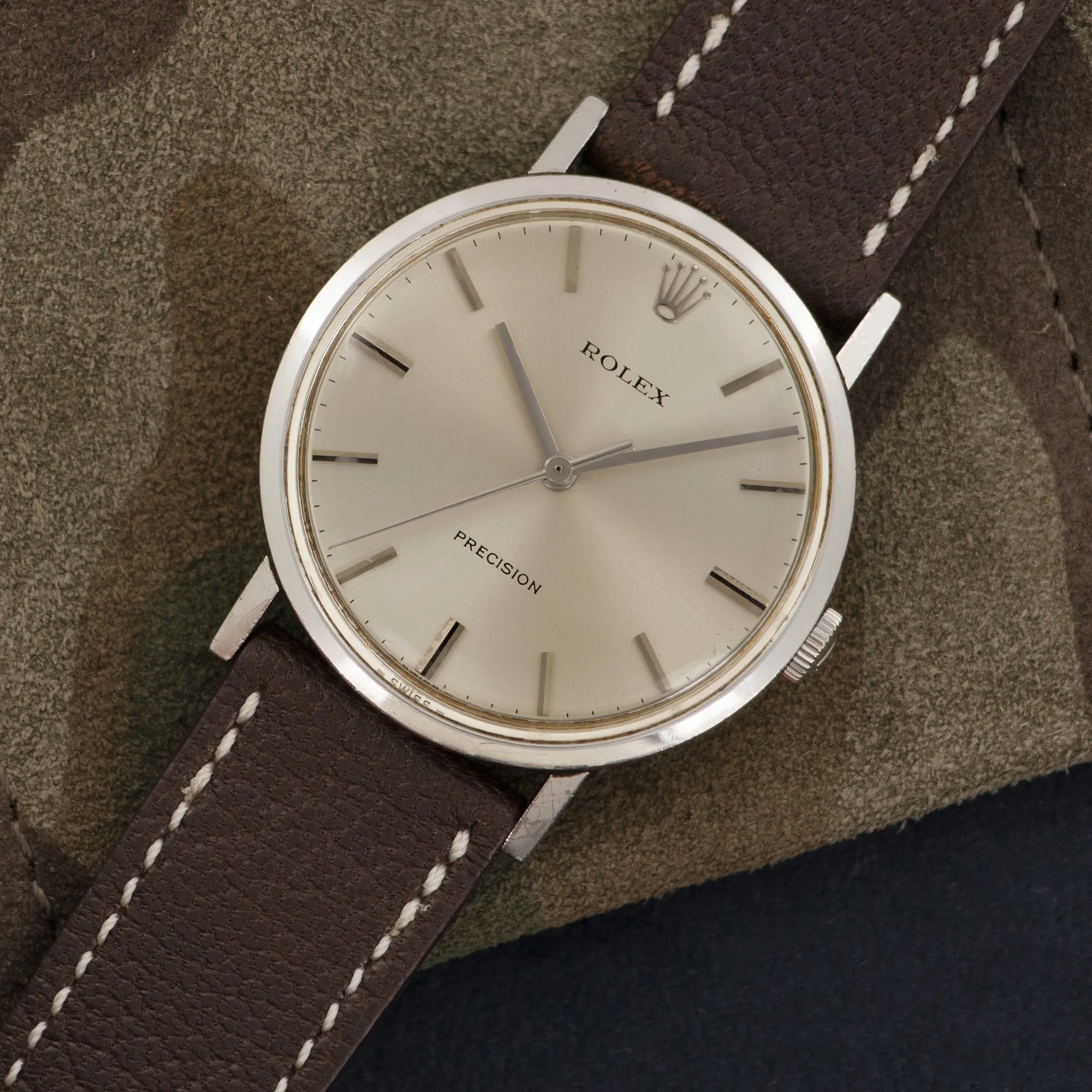 Rolex Precision Strap Watch, Circa 1976