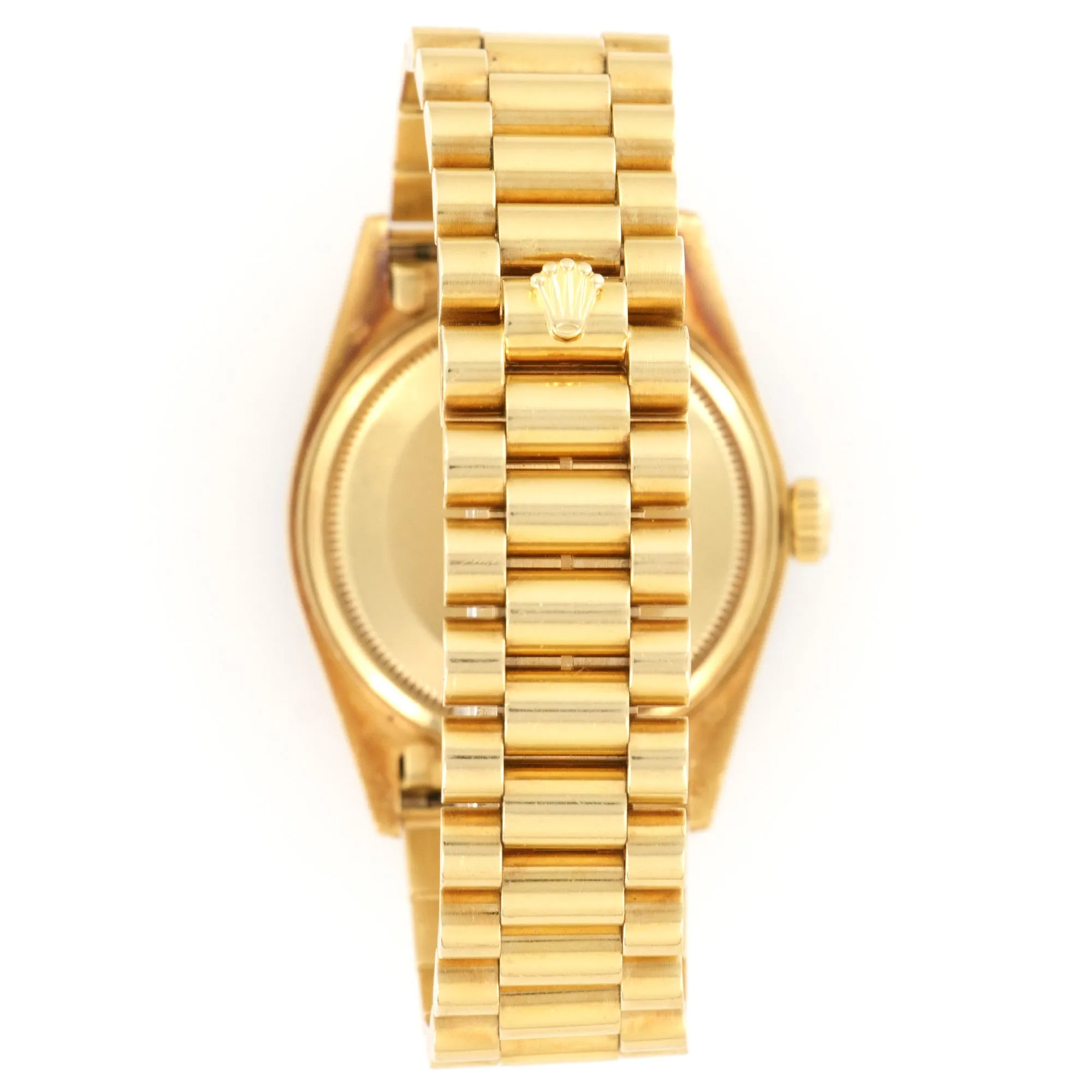Rolex Yellow Gold Day-Date Blue Vignette Diamond Watch Ref. 18048