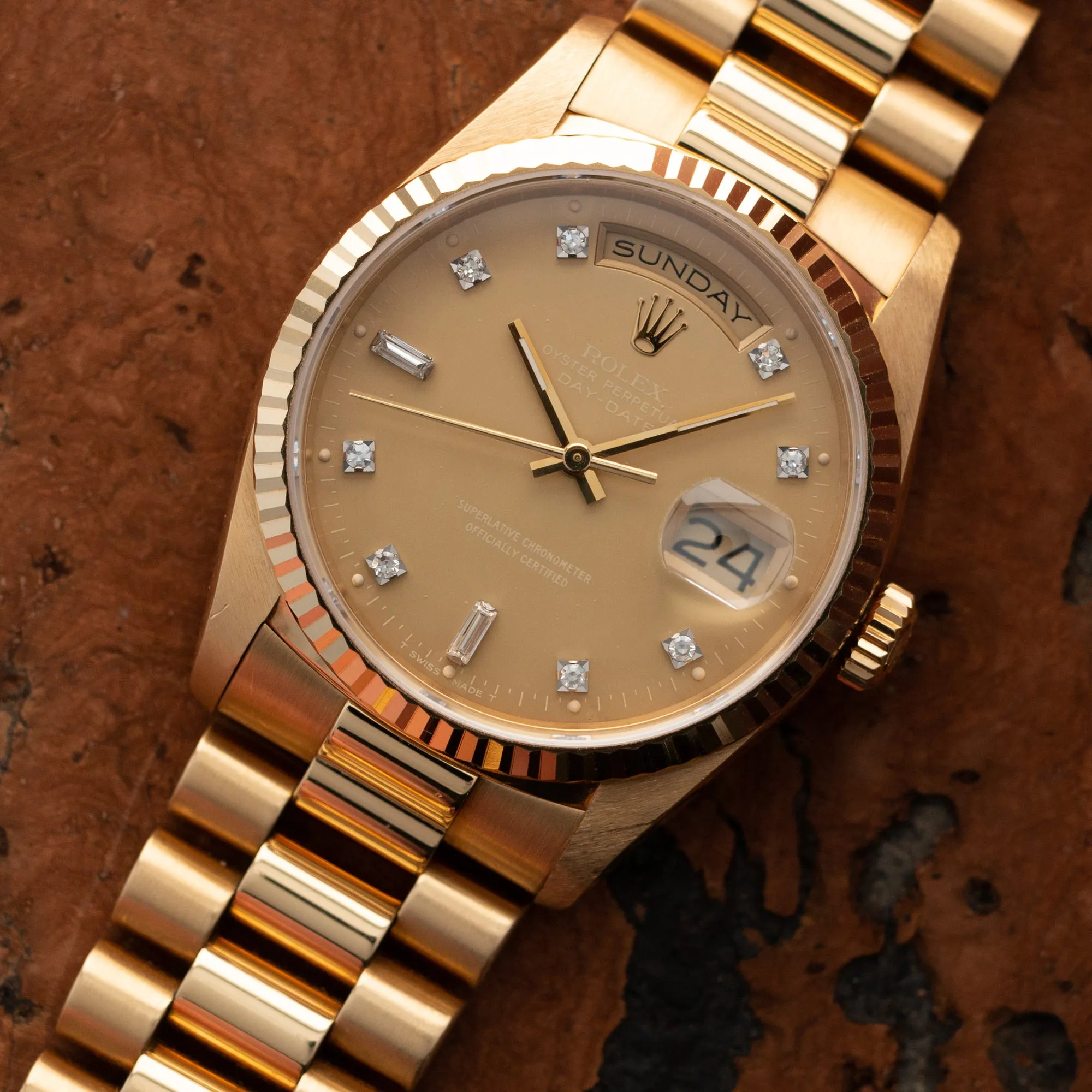 Rolex Yellow Gold Day-Date Watch Ref. 18238