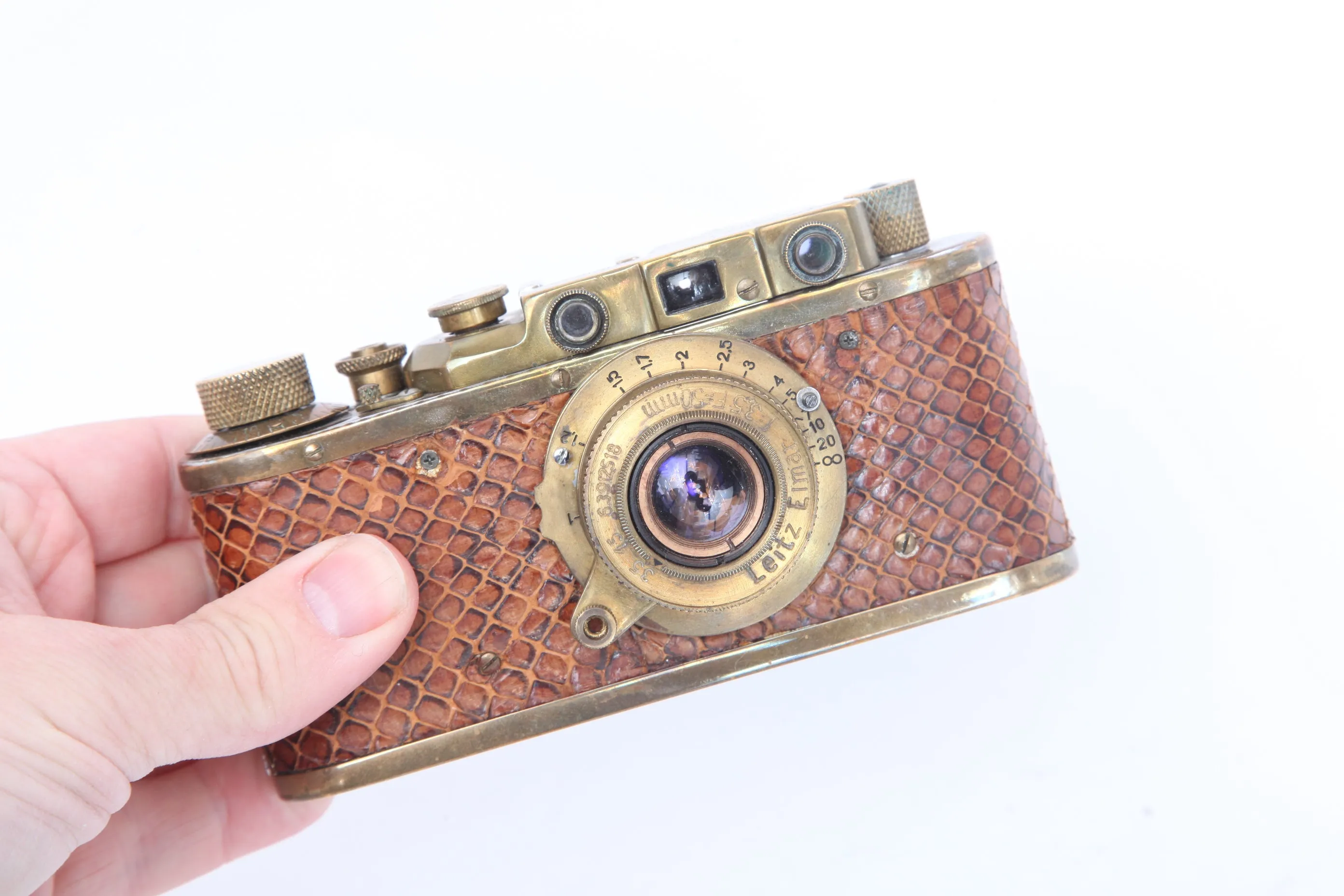 Russian Nazi Leica II with 50mm f3.5 - collector's camera