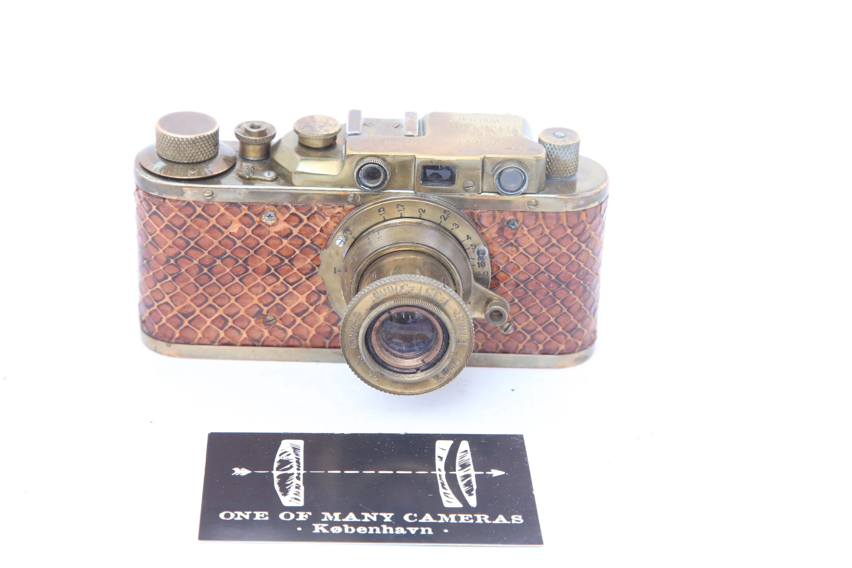 Russian Nazi Leica II with 50mm f3.5 - collector's camera