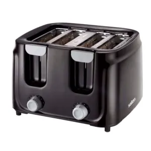 Salton Toaster 4 Slice Black Cool Touch ST45