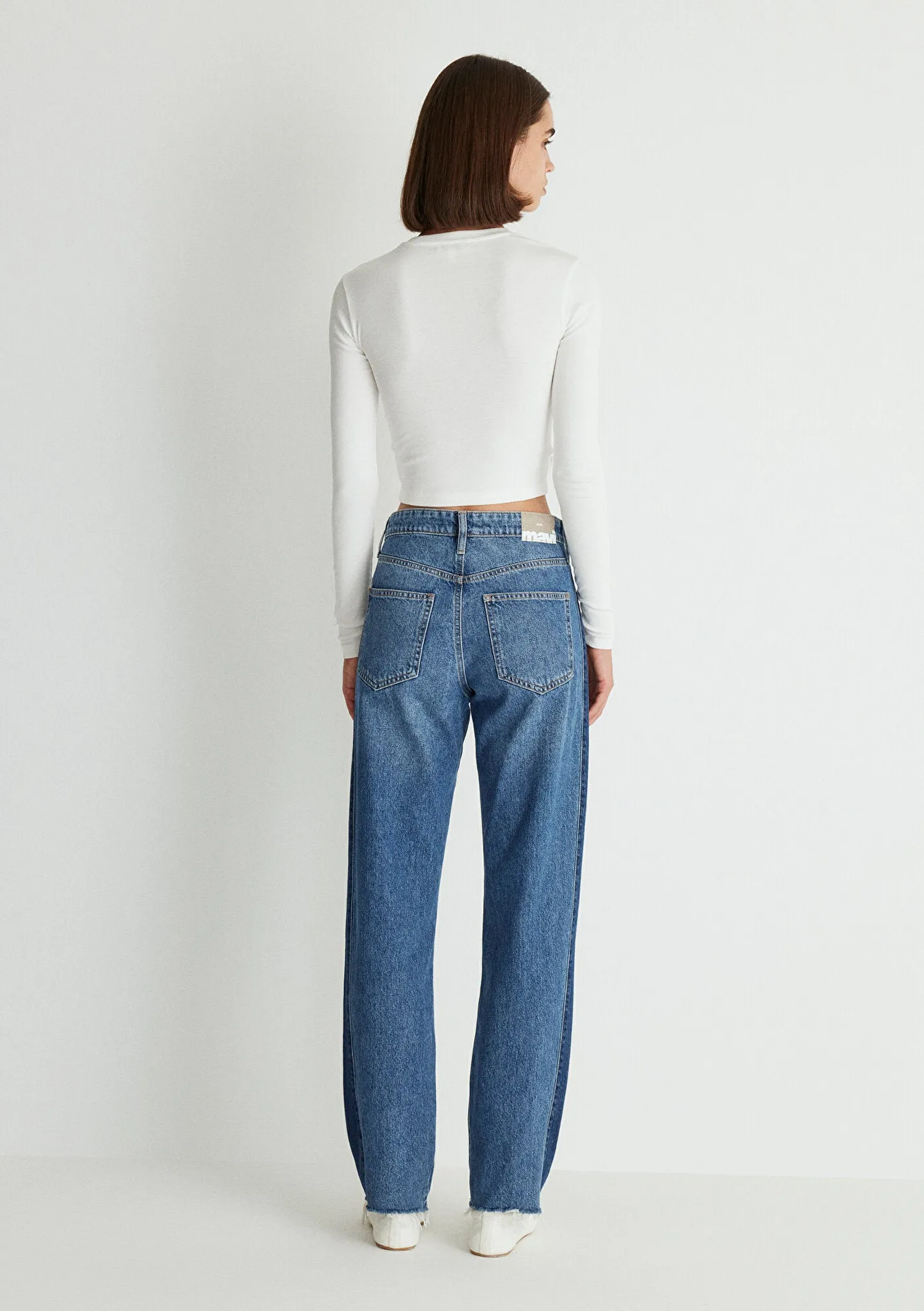 Savannah Recycled Blue Blocking Jean Pants