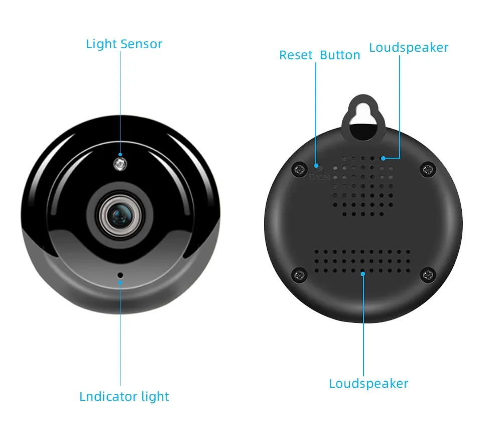SDETER 1080P Sans Fil Mini WiFi Caméra Caméra de Sécurité À Domicile IP CCTV Surveillance IR Vision Nocturne Motion Détecter Bébé Moniteur P2P