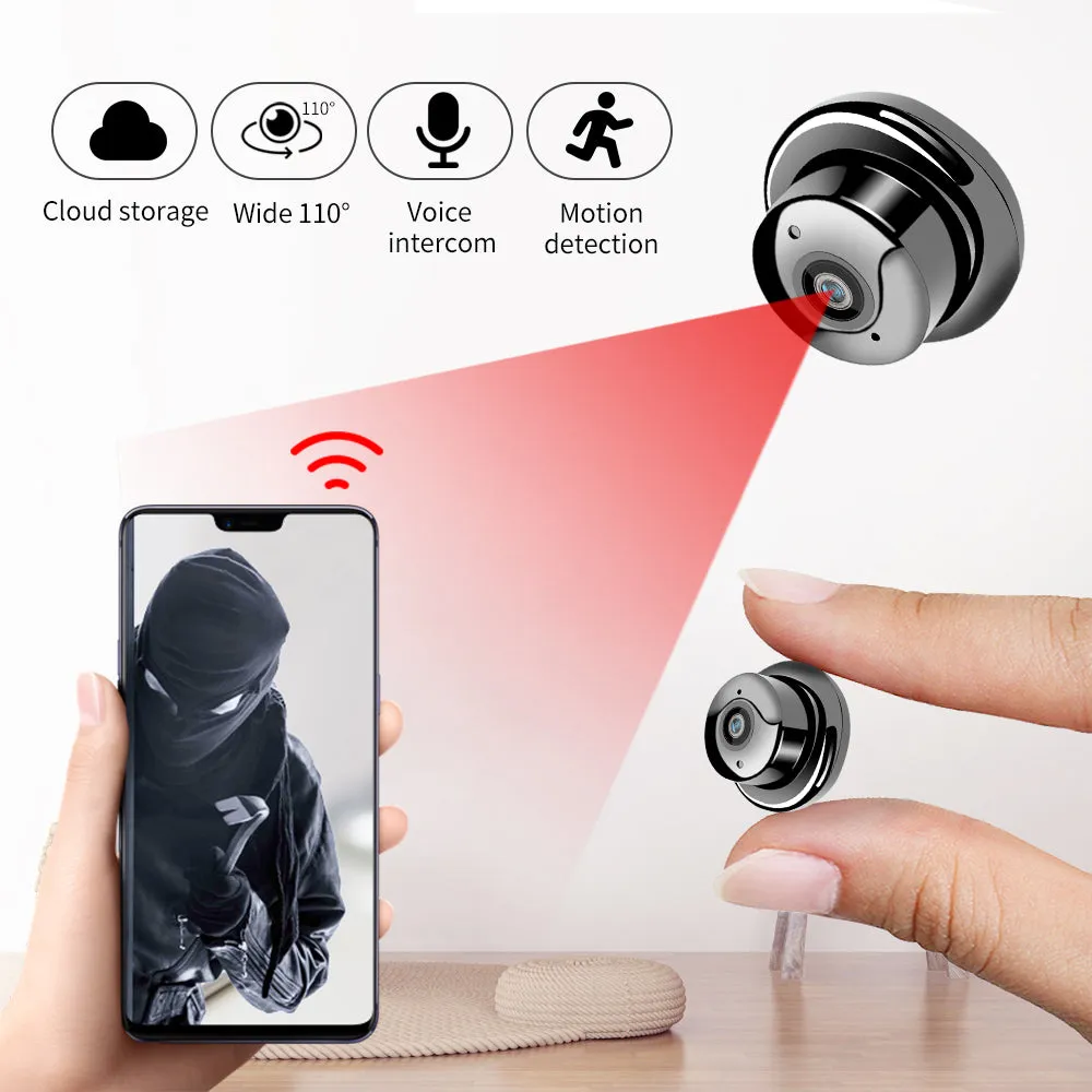 SDETER 1080P Sans Fil Mini WiFi Caméra Caméra de Sécurité À Domicile IP CCTV Surveillance IR Vision Nocturne Motion Détecter Bébé Moniteur P2P