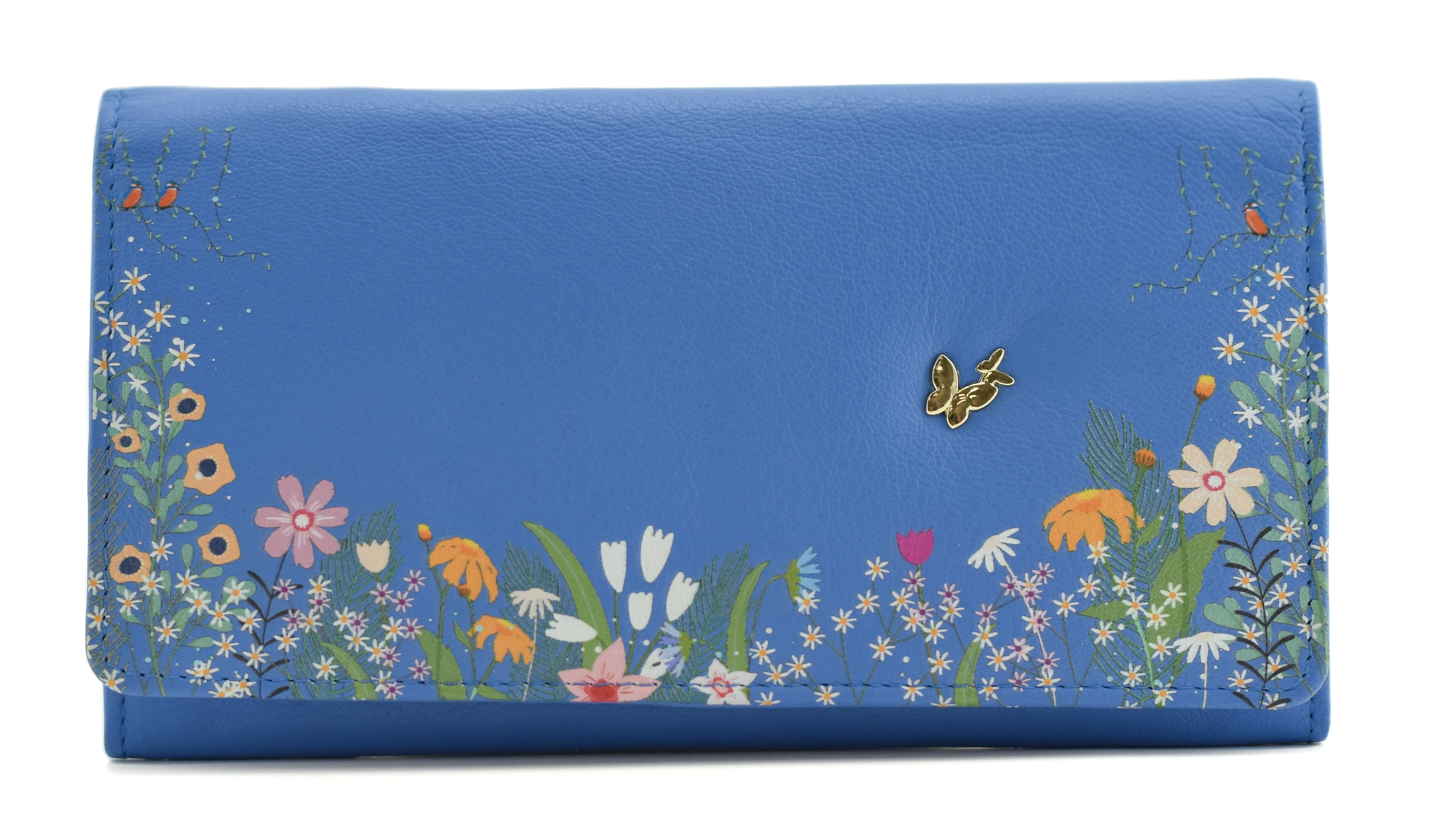 Shiloh Matinee Purse Blue - Mala Leather