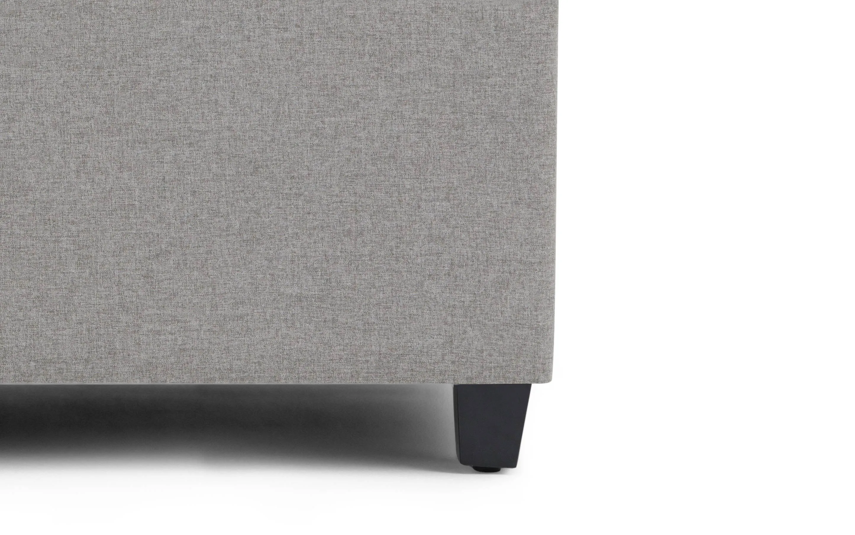 Sienna Storage Ottoman in Linen