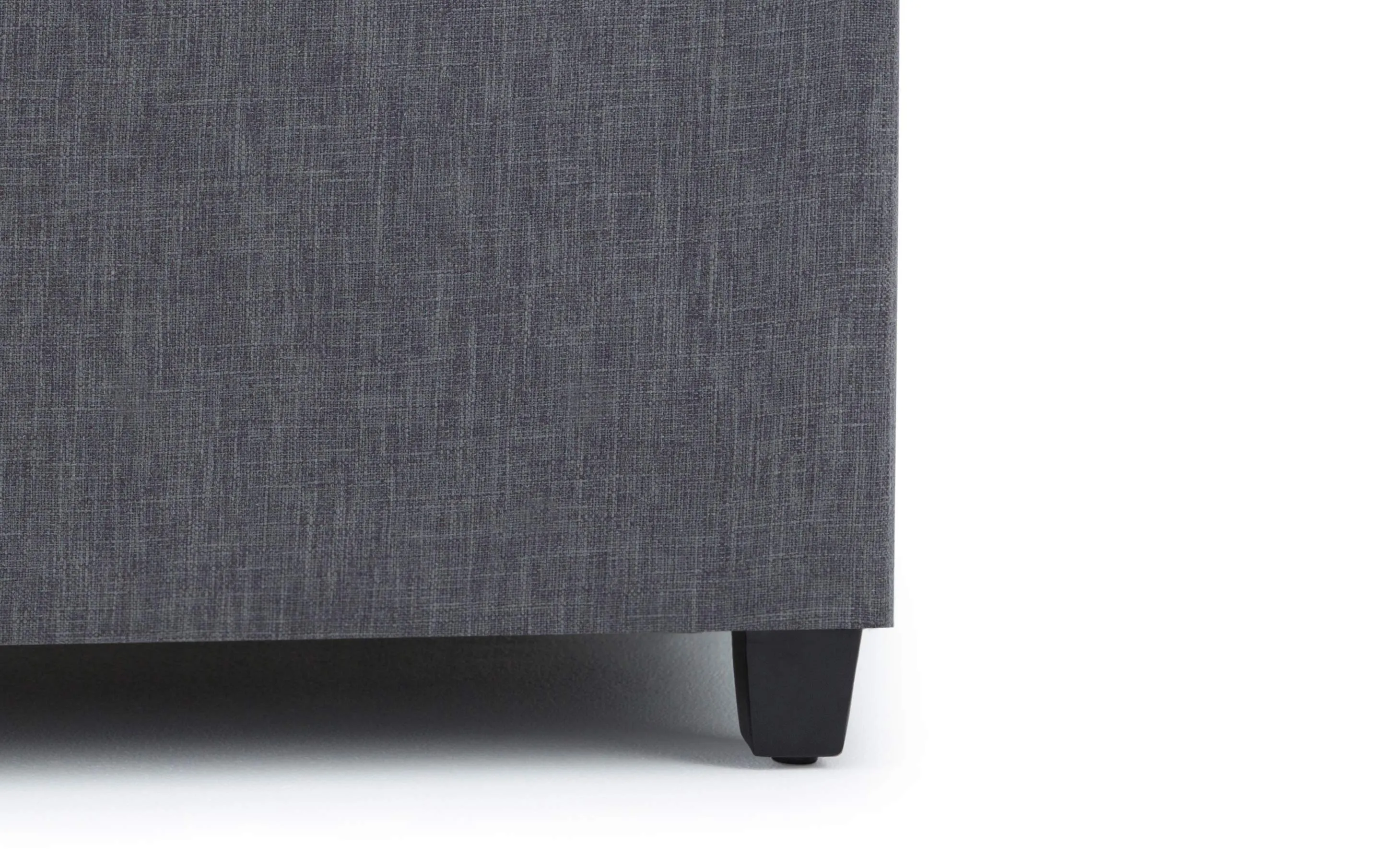 Sienna Storage Ottoman in Linen