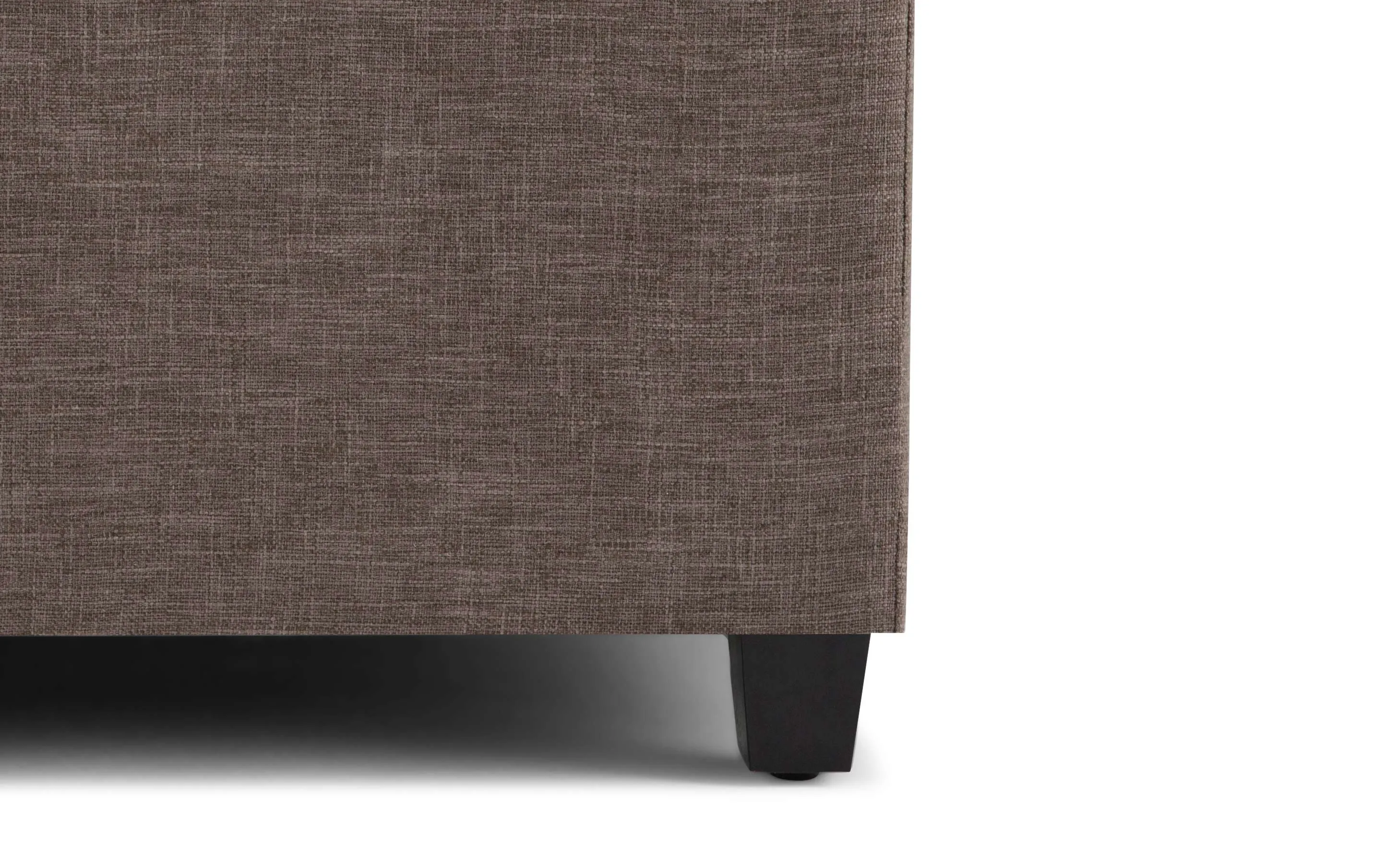 Sienna Storage Ottoman in Linen