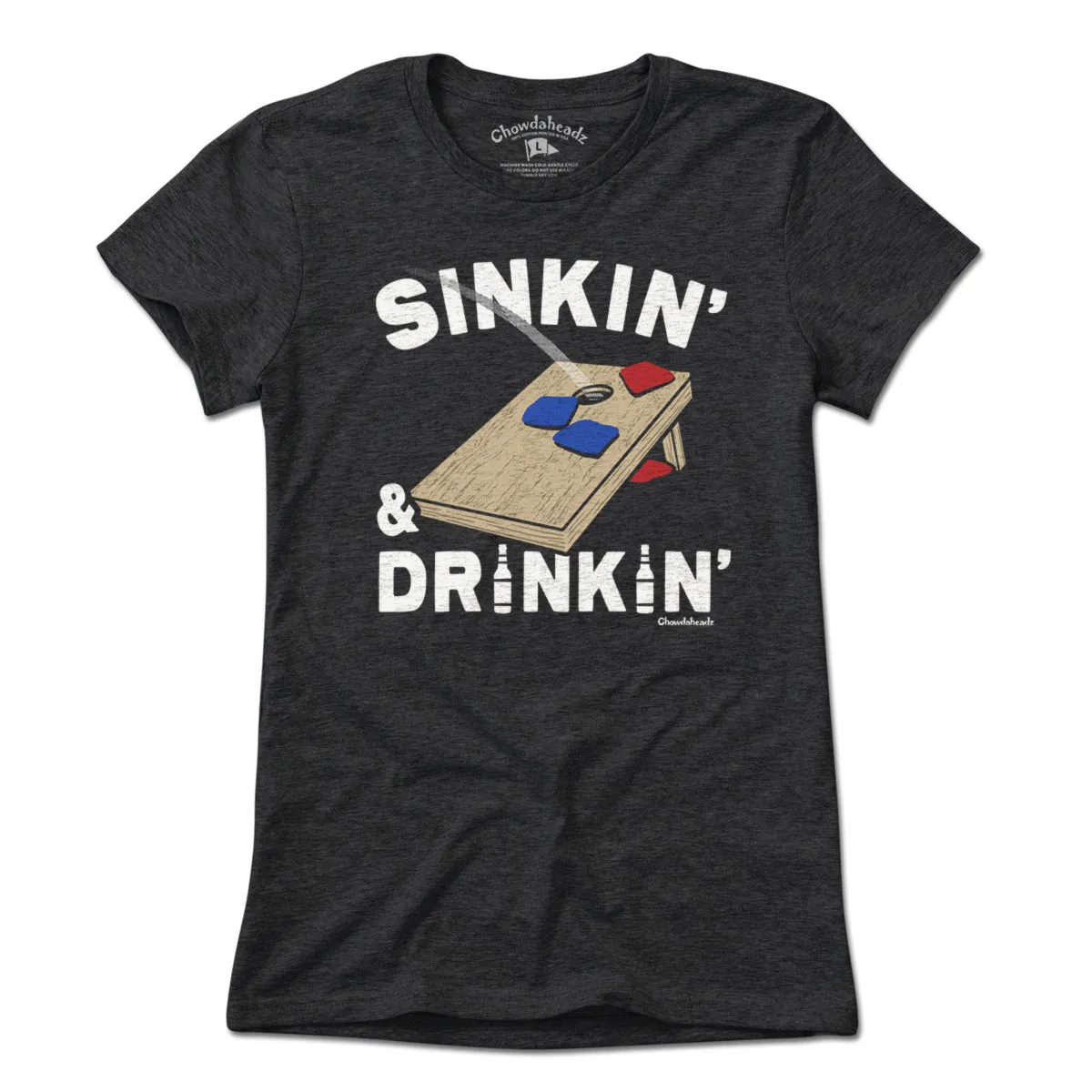 Sinkin' & Drinkin' Cornhole T-Shirt