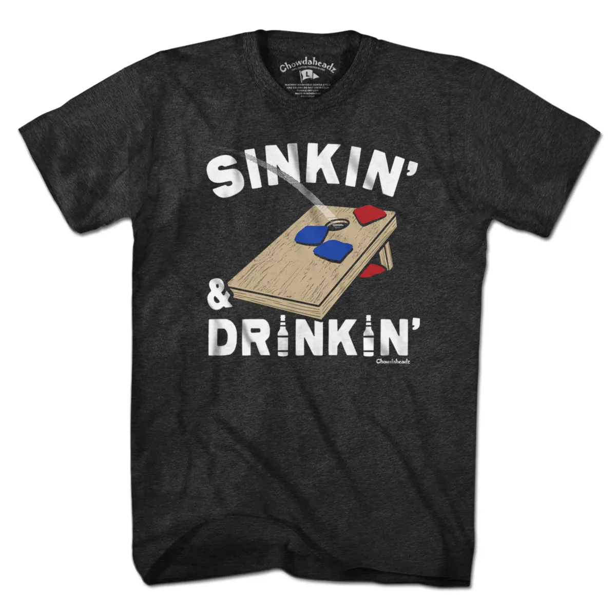 Sinkin' & Drinkin' Cornhole T-Shirt