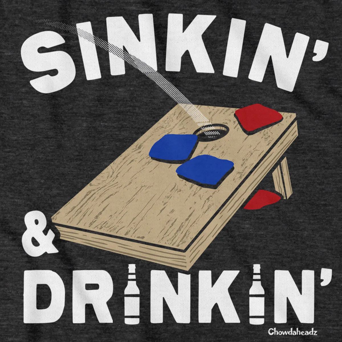 Sinkin' & Drinkin' Cornhole T-Shirt