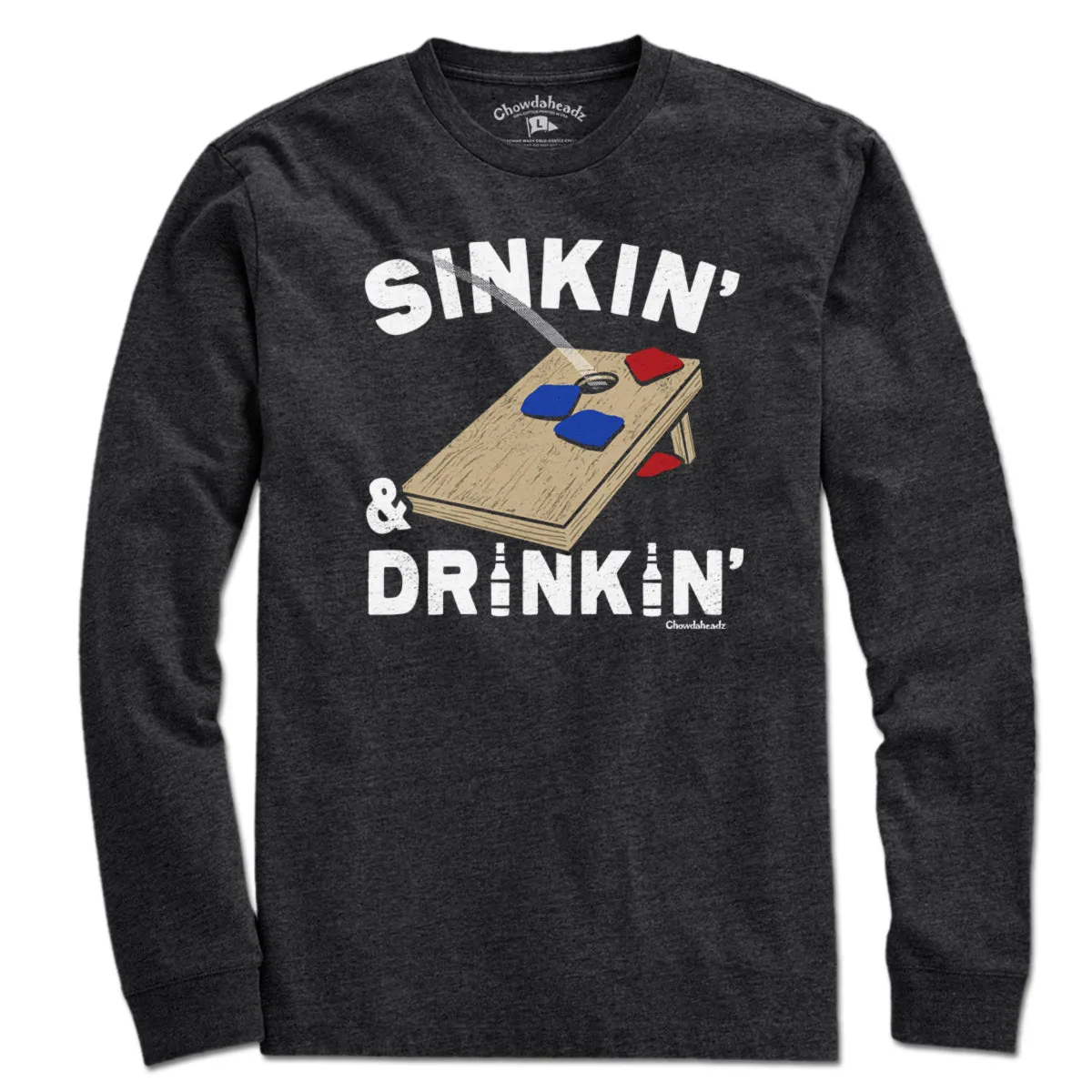 Sinkin' & Drinkin' Cornhole T-Shirt