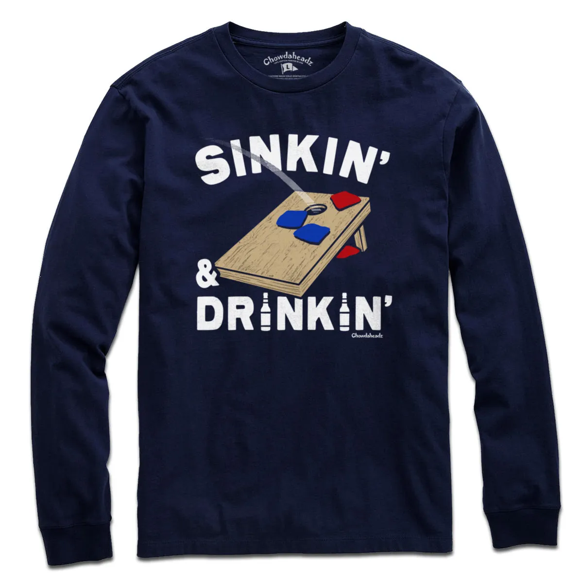 Sinkin' & Drinkin' Cornhole T-Shirt