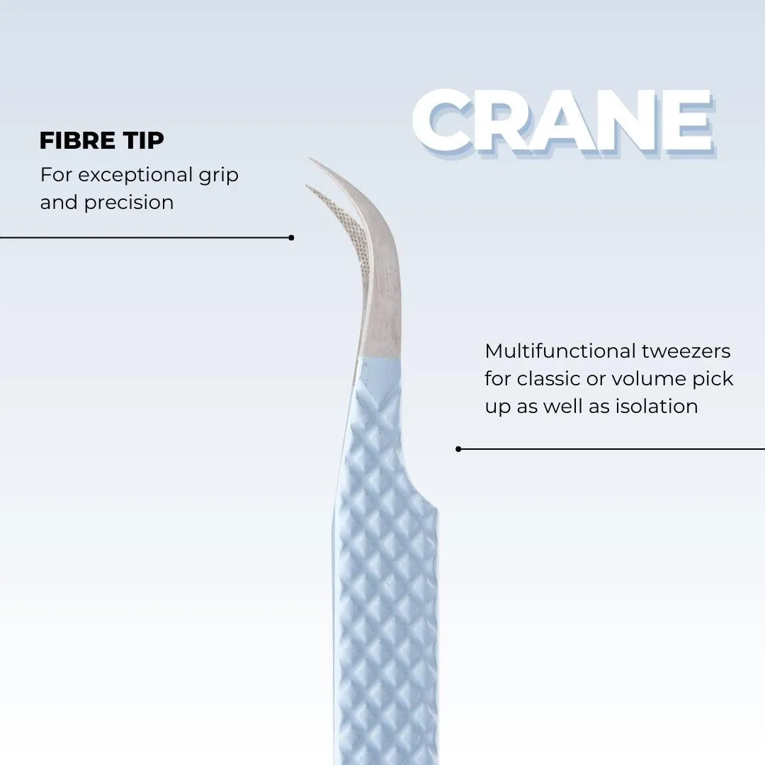 Sky Blue Lash Tweezers – Crane