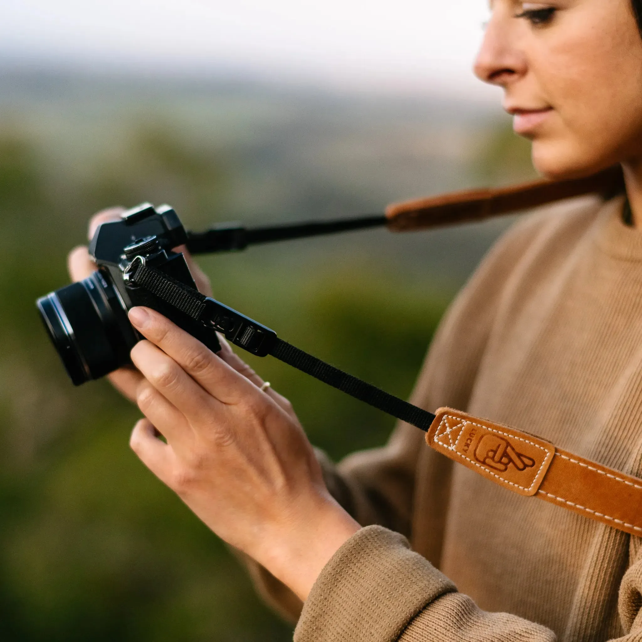 Slim 30 Leather Camera Strap