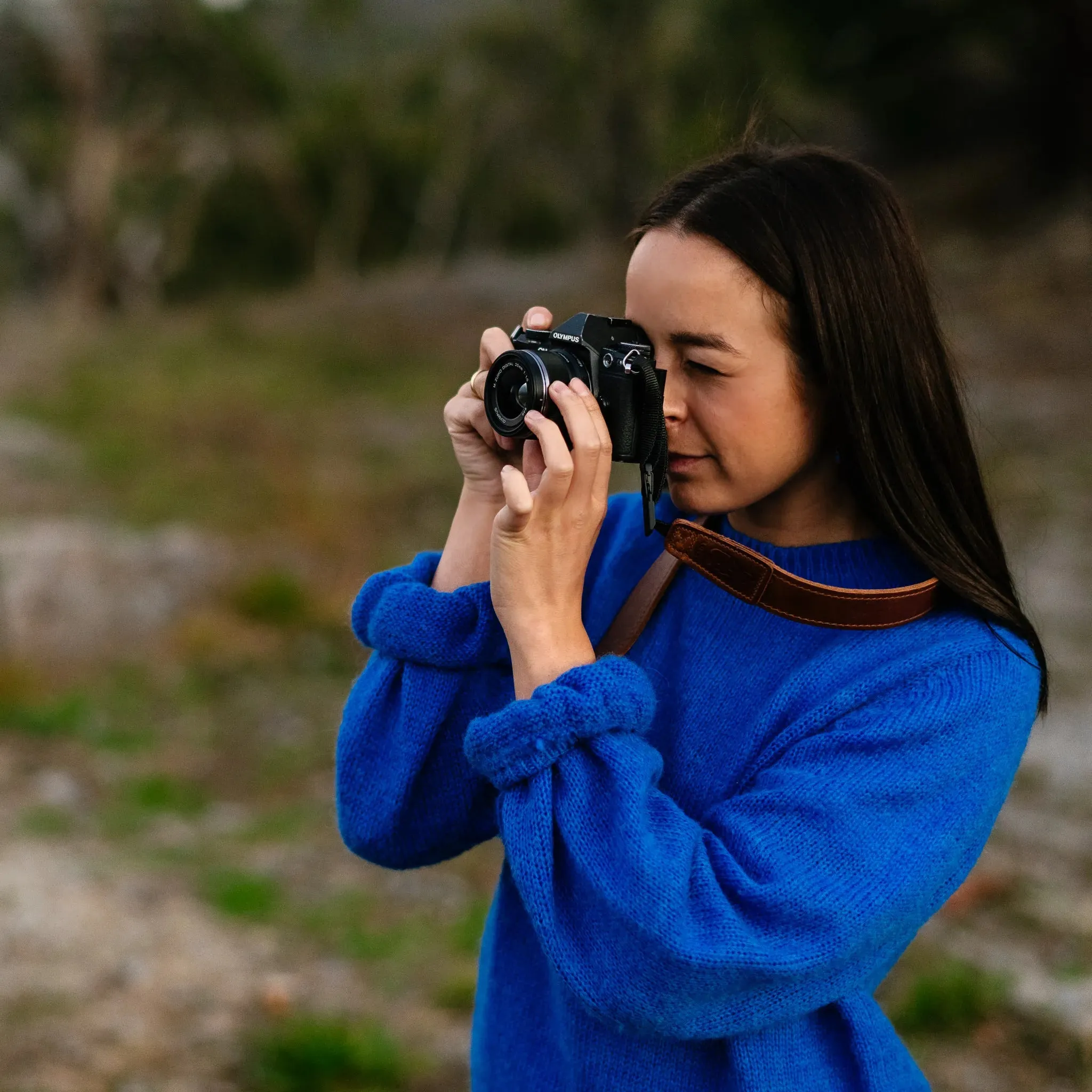 Slim 30 Leather Camera Strap
