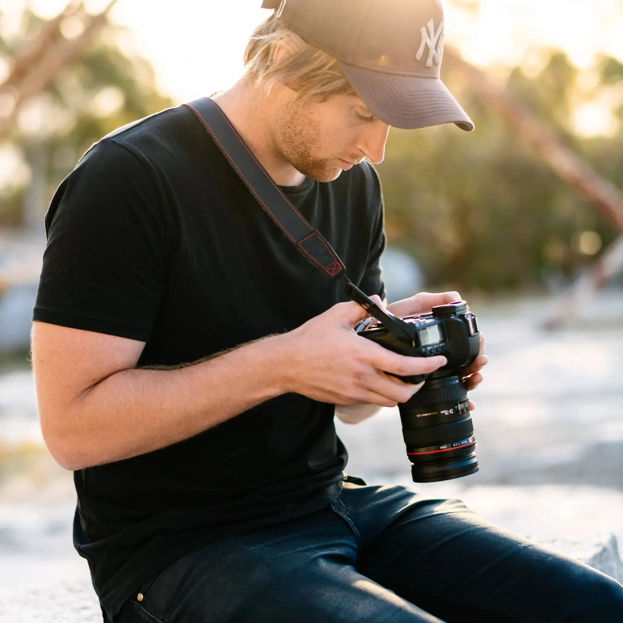 Slim 30 Leather Camera Strap