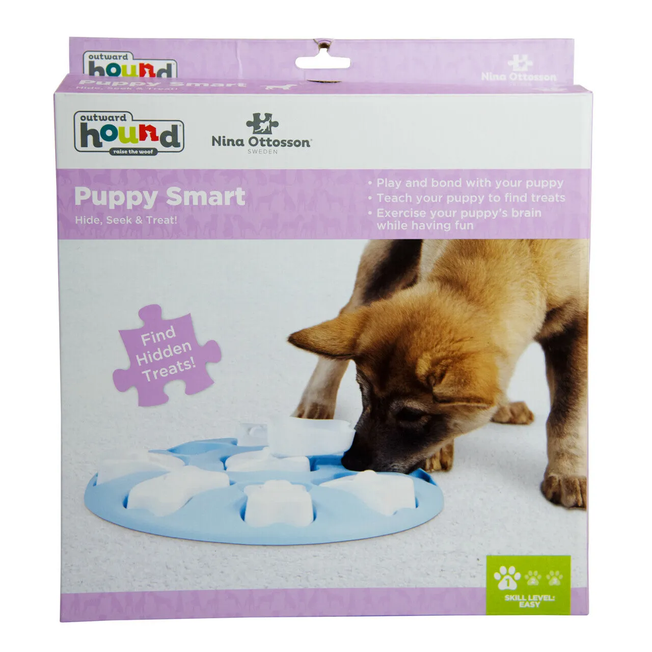 Smart Interactive Puzzle Dog Toy - LEVEL 1 (PUPPIES)