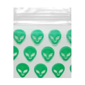 Smell Proof Bags - Alien Head Pack 1k