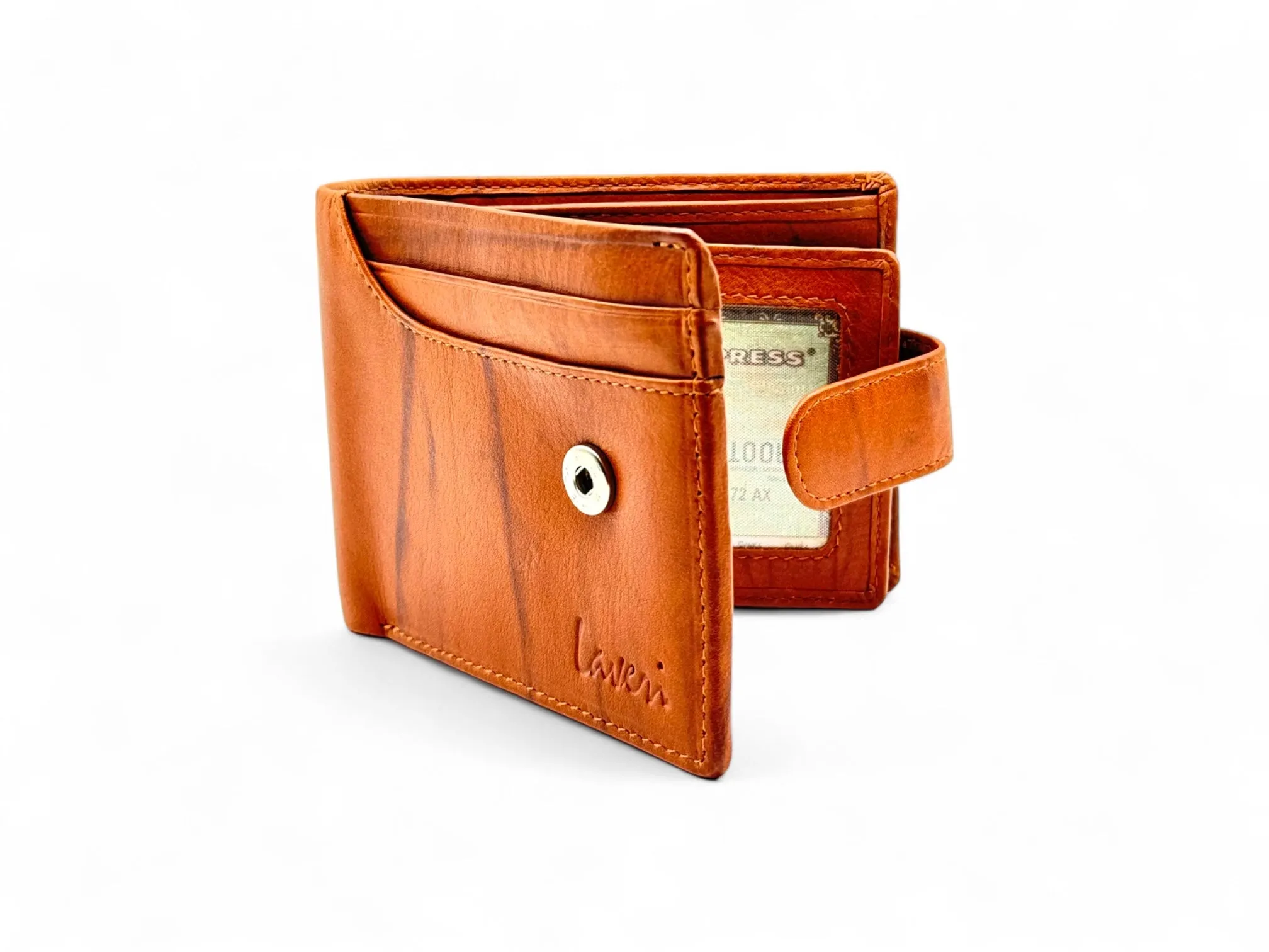 Smooth Premium 16 Card Billfold RFID Wallet |Coin Pocket | Loop #4094NCL