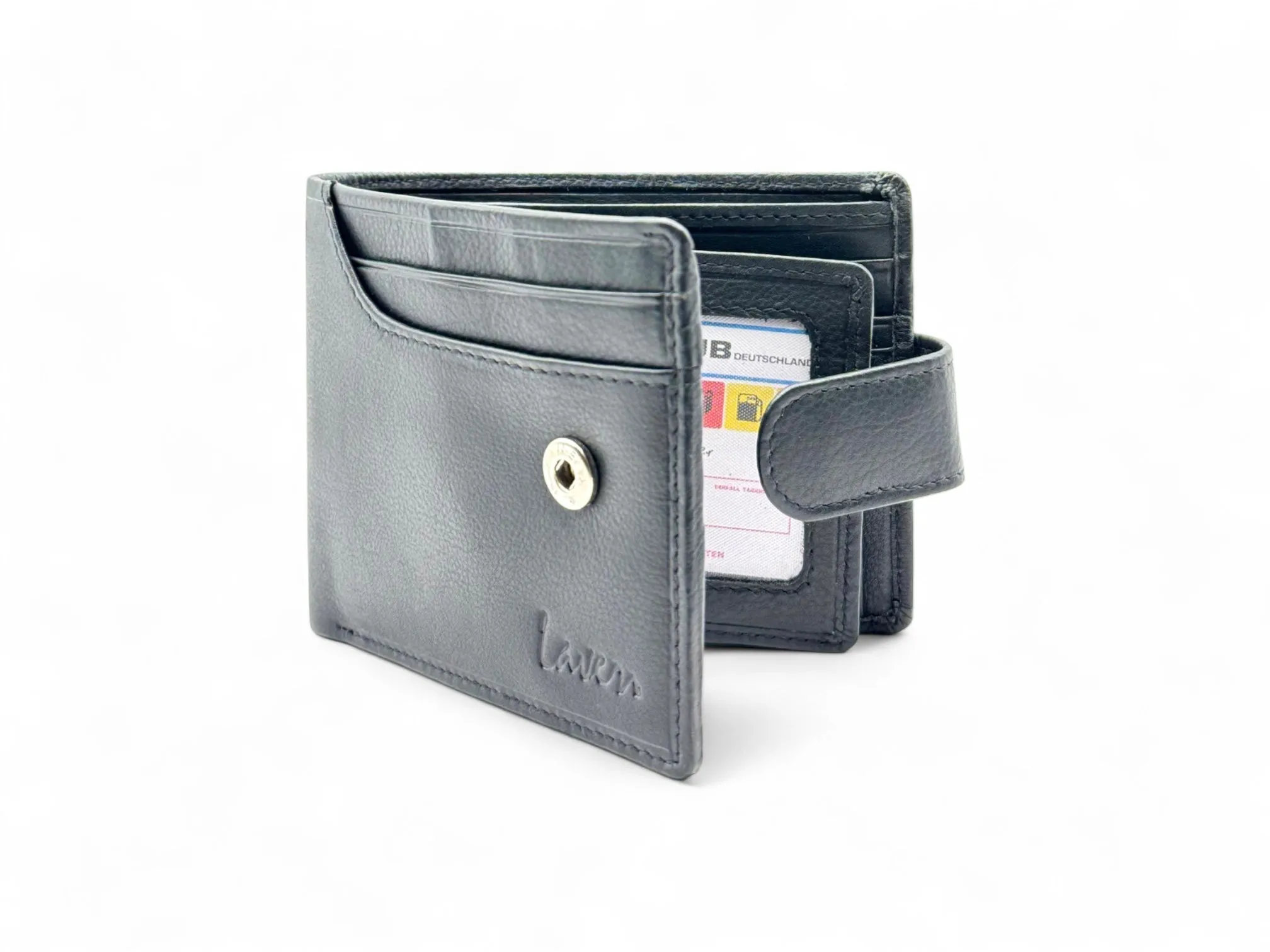 Smooth Premium 16 Card Billfold RFID Wallet |Coin Pocket | Loop #4094NCL