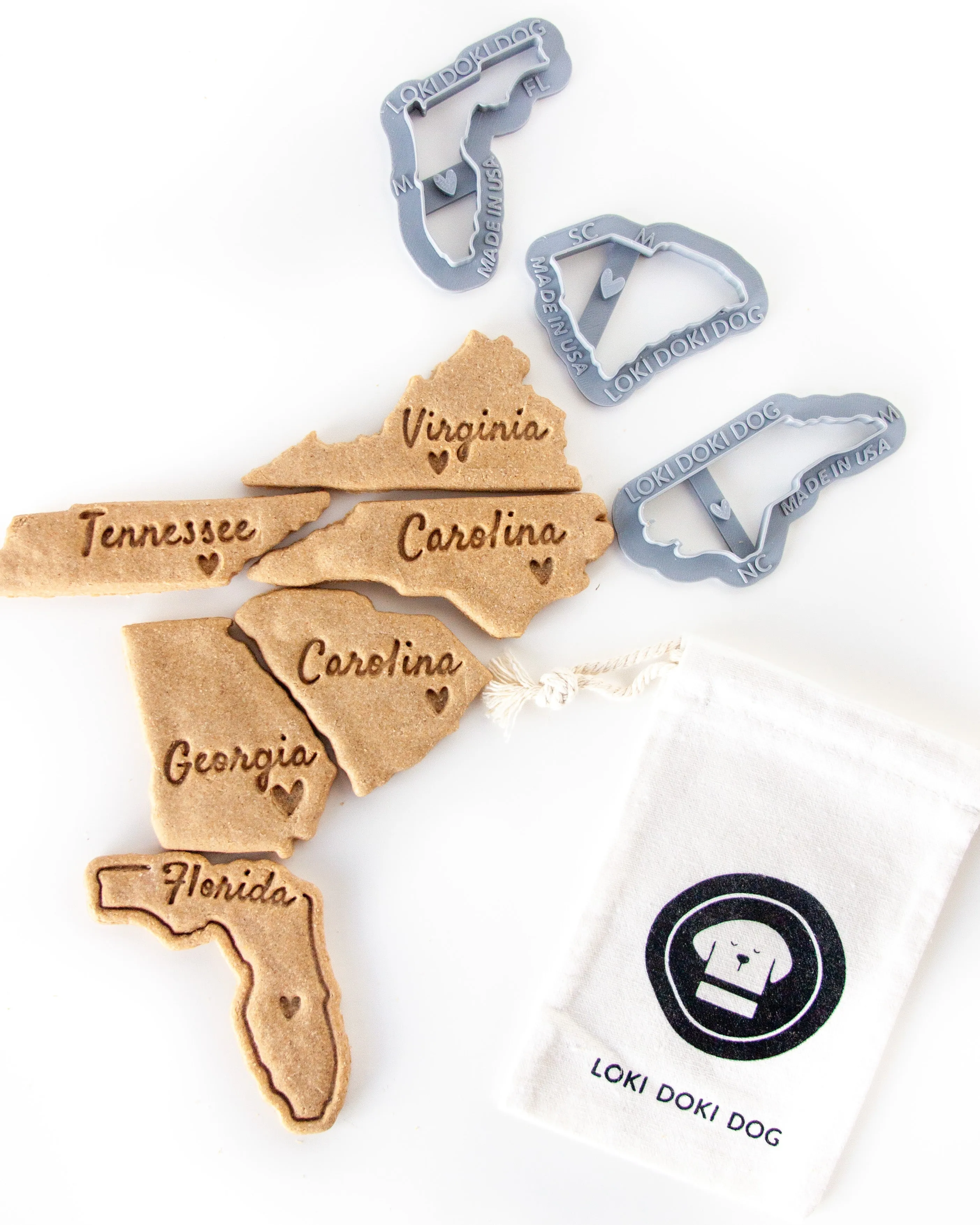 South Carolina State Shaped Cookie Cutter (Multiple Styles Available)