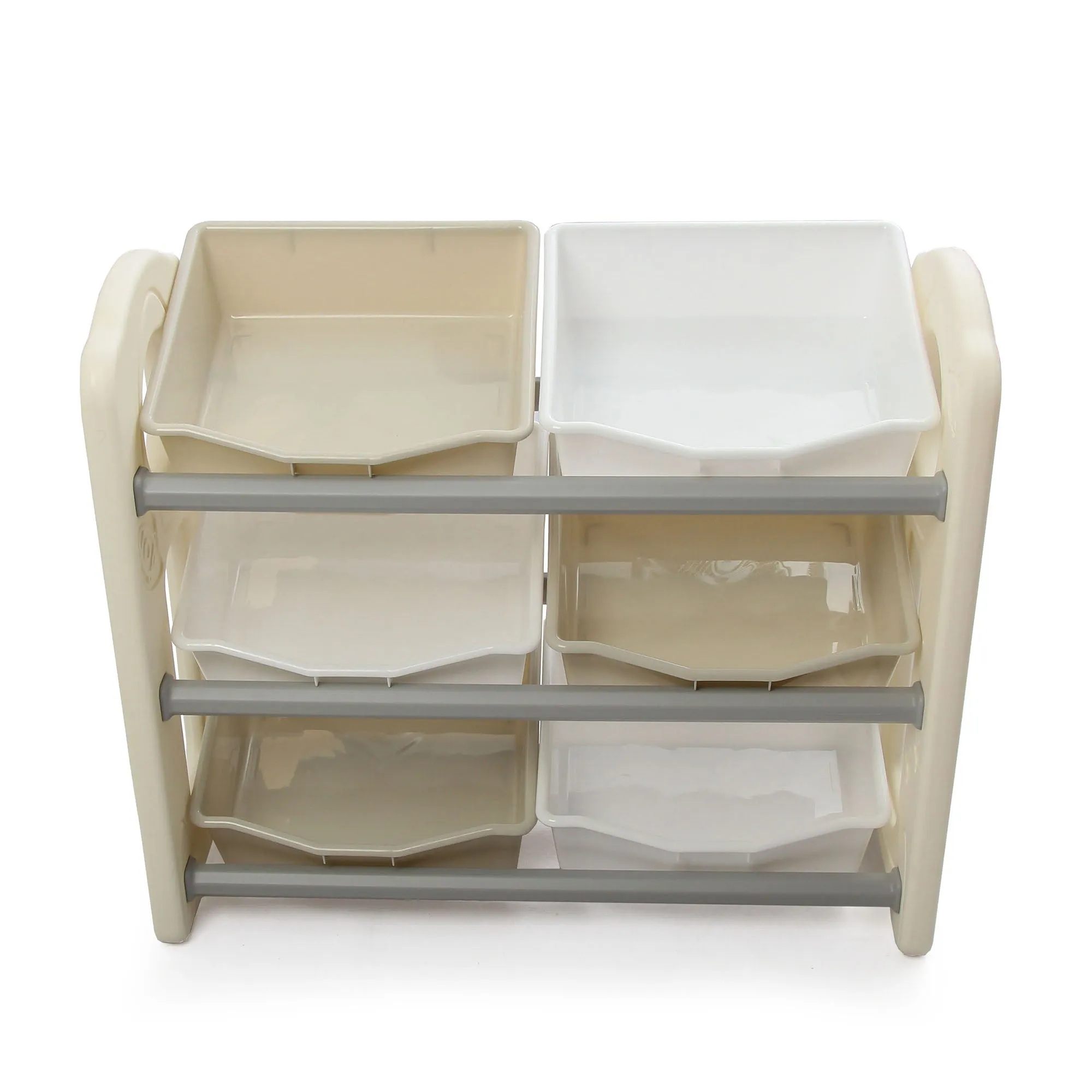 Space Kids Toys Storage Rack with 6 Bins