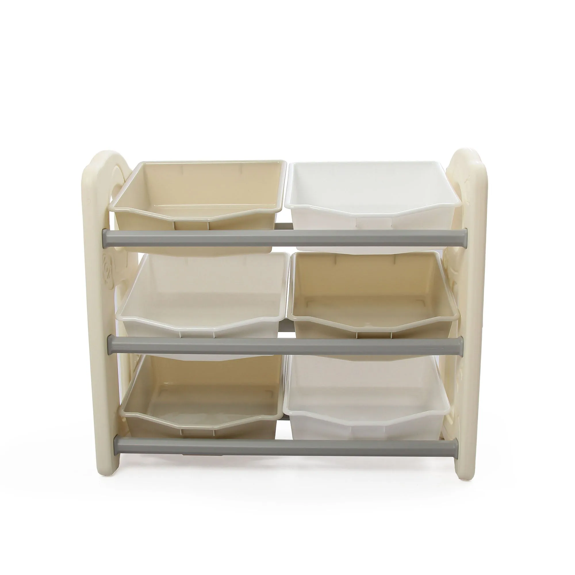 Space Kids Toys Storage Rack with 6 Bins