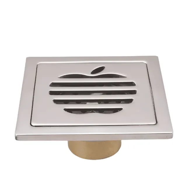 Stainless Steel Square 4" Floor Drain - CS 11