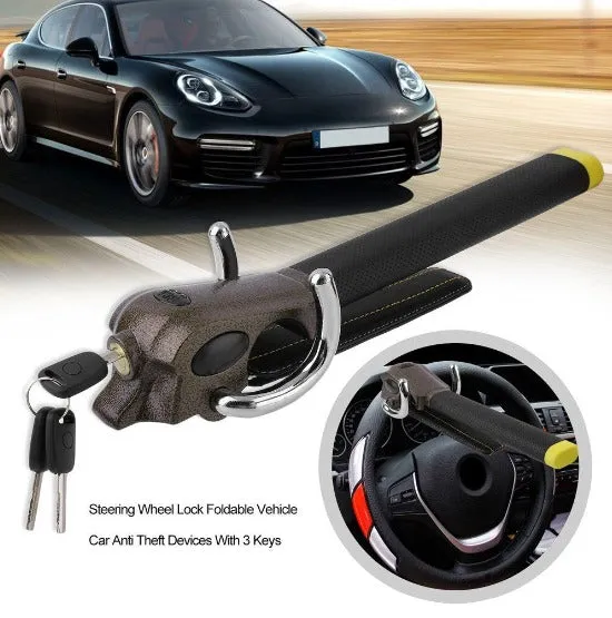 Steering Wheel Lock – Heavy-Duty Anti-Theft Car Protection
