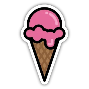 Stickers Northwest - Ice Cream Cone Sticker
