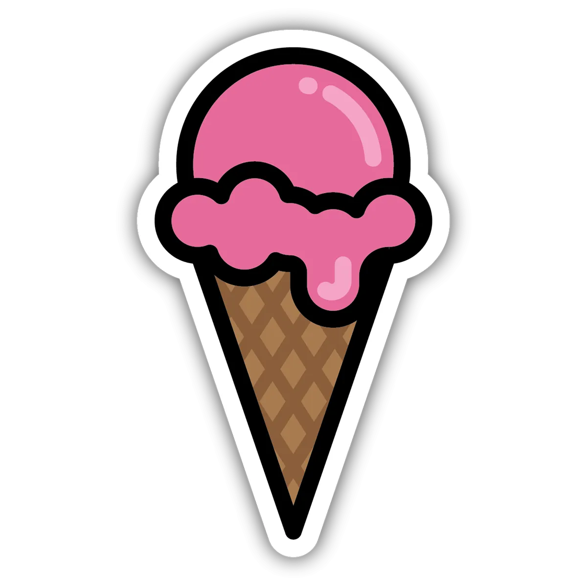 Stickers Northwest - Ice Cream Cone Sticker