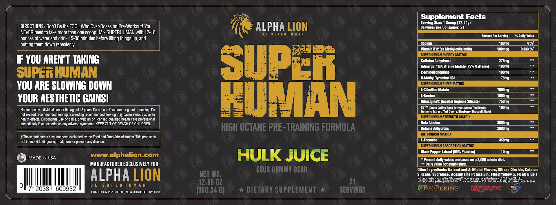 SUPERHUMAN® PRE