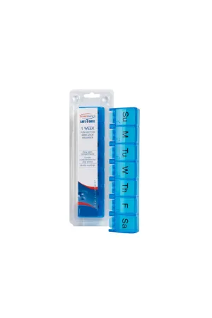 SurgiPack Medication Organiser 1 week Push Button