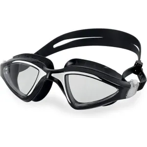 SWIMMING GOOGLES LYN BLACK WHITE-CLEAR LENSES