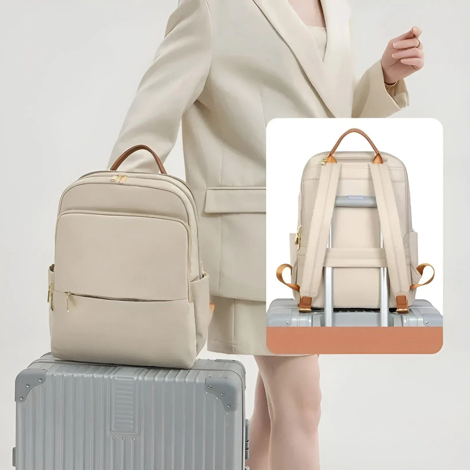 Taavita Backpack - Multifunctional Laptop and Travel Backpack for Women