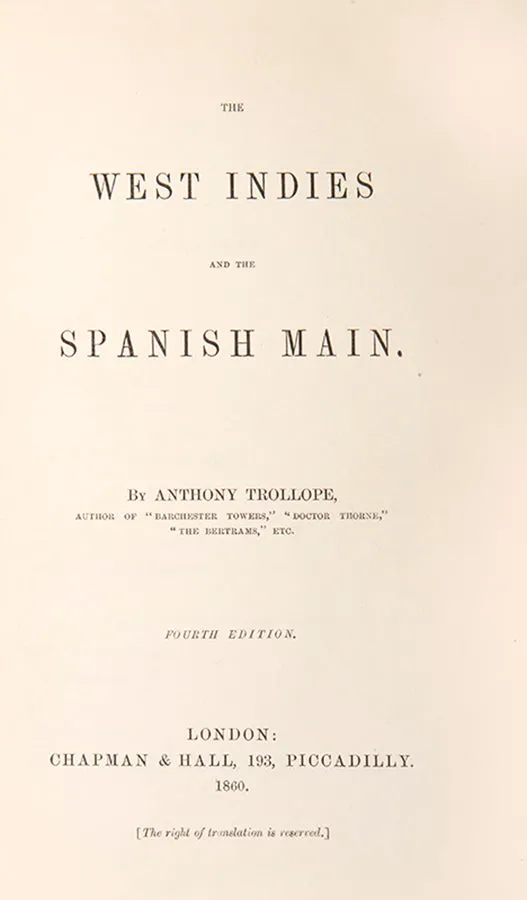 The West Indies and the Spanish Main.