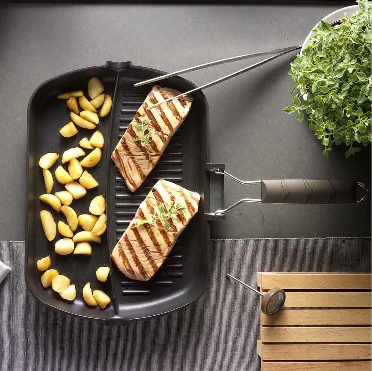Tognana Diamantea Grill Pan 34 x 24cm
