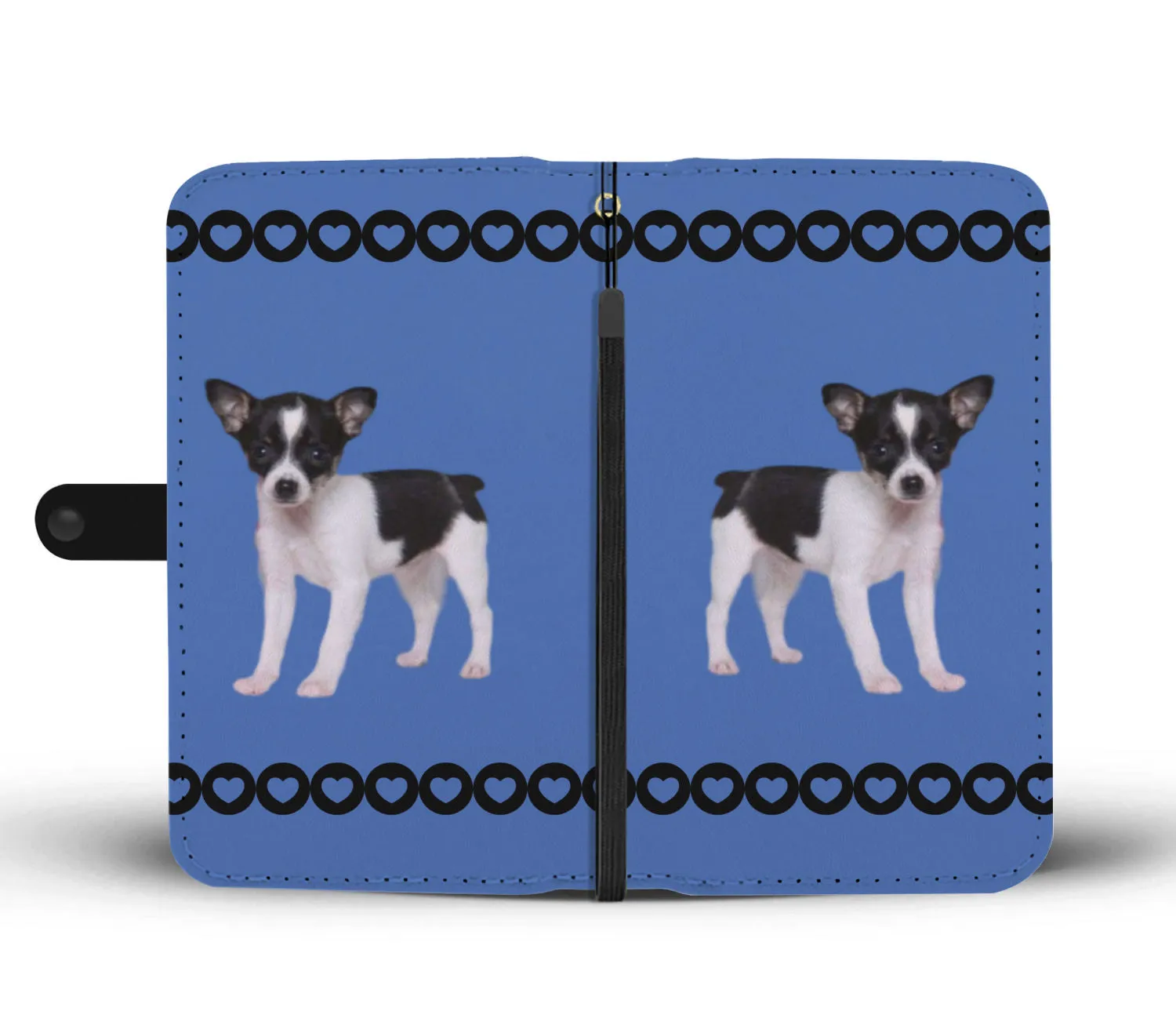 Toy fox Terrier Puppy Phone Case Wallet