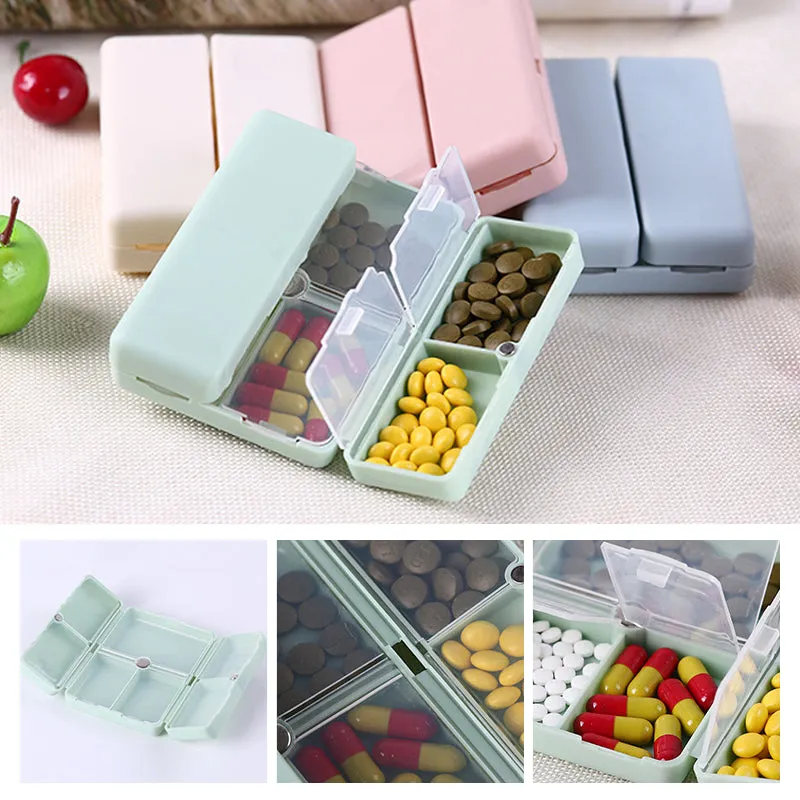 💊Tragbare magnetische Pillendose mit 7 Fächern